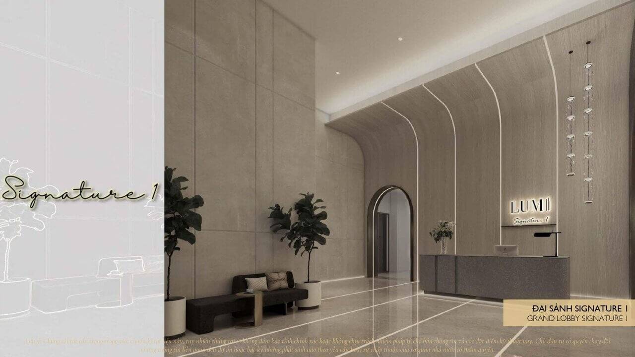 Cho thuê căn 2PN Lumi Signature S3, 54m², tầng trung — ảnh 1