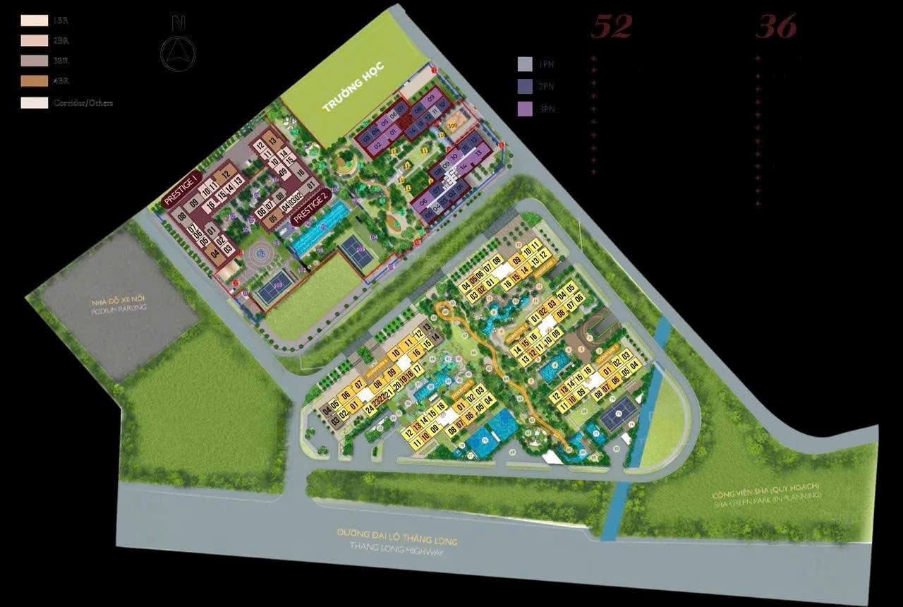 Bán căn hộ chung cư 4 phòng ngủ Lumi Hanoi — ảnh 1