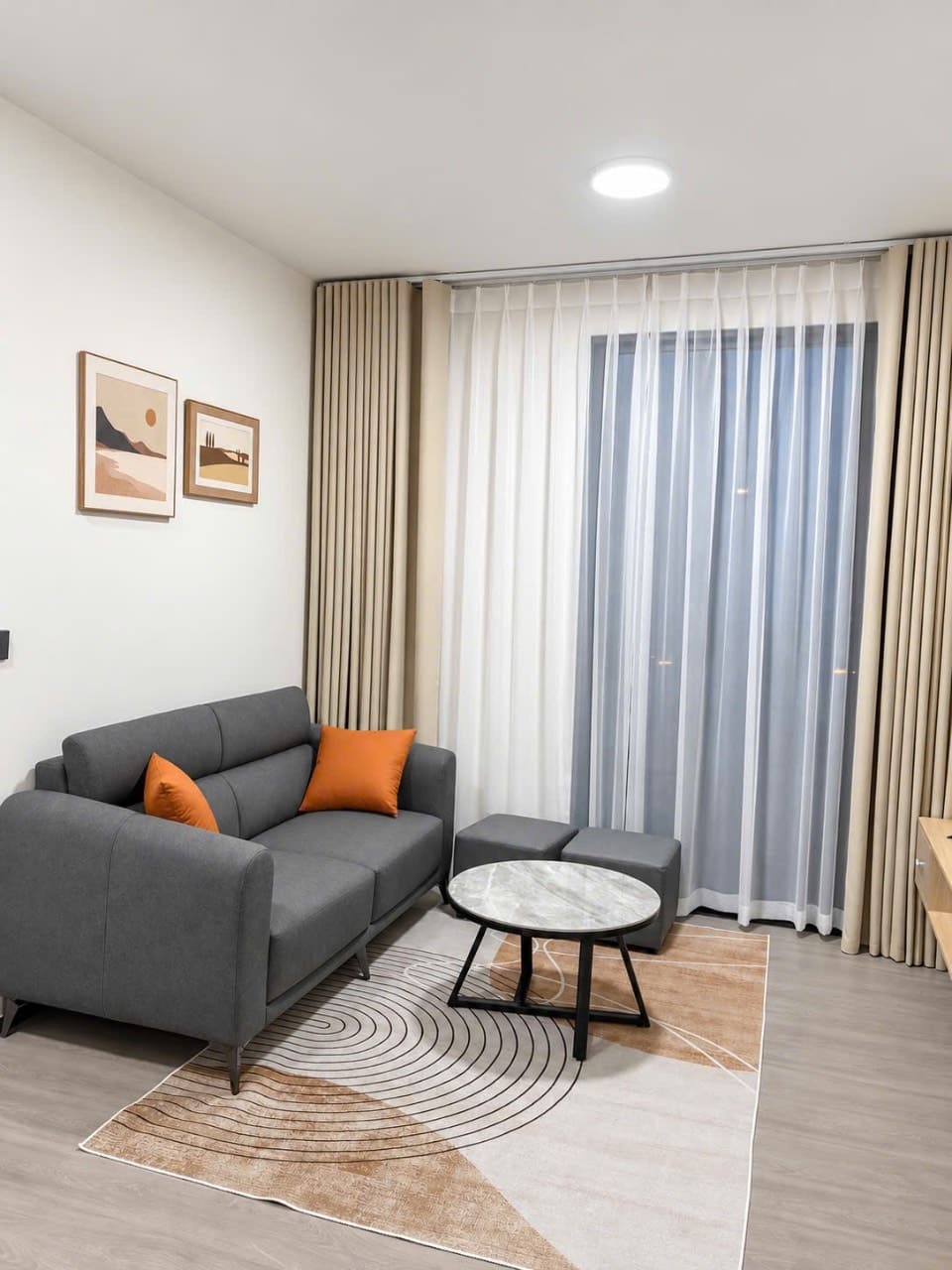 Ảnh thực tế căn hộ 1 ngủ 43m² full nội thất Lumi Hà Nội S6 – ảnh 05